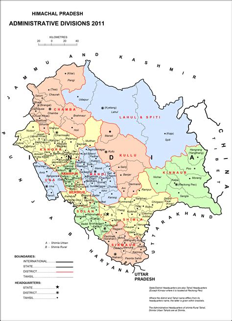himachal pradesh map